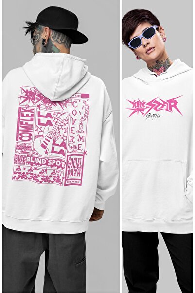 Fuddy Moda Unisex majica sa albumom Rockstar Štampano Sa kapuljačom, Oversize...