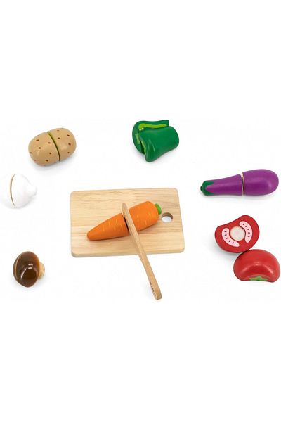 Viga Toys  Cutting Set  Dinner