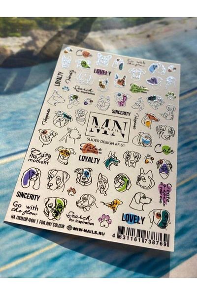 Mia Professional Mn F-51 Stickers