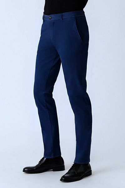 BayBayan Men's Lycra Comfortable Stretchy Quality Trend Fabric School Pants
