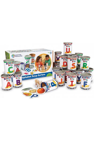 Learning Resources Alphabet Soup Sorters-LER6801