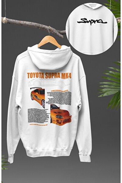 Fuddy Moda Supra MK4 Oversize kroj Sa kapuljačom dukserica - unisex trkački a...