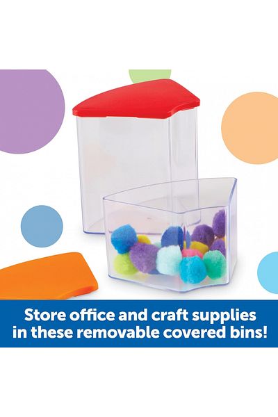 Learning Resources Create A Space See-Thru Spinning Bins-LER3711