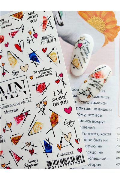 Mia Professional W-142 Model Stiker Mn