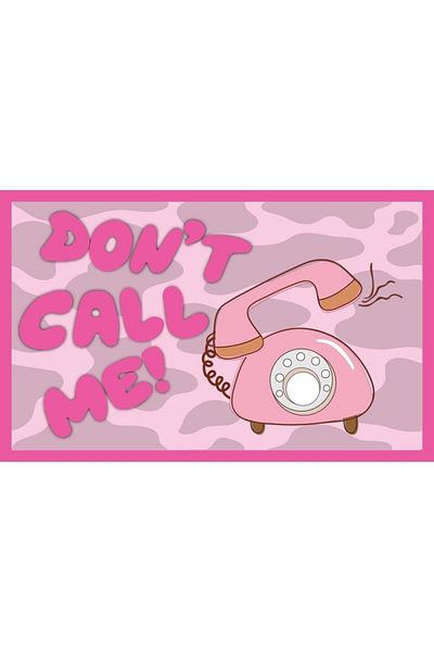 Egebella Nd Designed Motto Collection - Digital Printed Non-Slip Mat - Motto-8