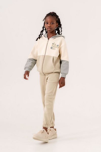 HAUSEkids Σετ ζακέτα 6-9 ετών Green Fabulous Girl