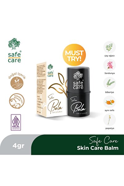 SAFECARE Safe Care Skin Balm 4gr Cilt Onarıcı Doğal Içerikli Balm