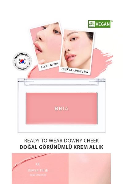 BBIA Permanent and Natural Looking Cream Blush Bbia Ready to Wear Downy Cheek