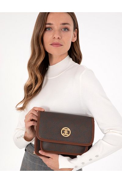 Pierre Cardin Brown Shoulder Bag 50304176 -Vr029
