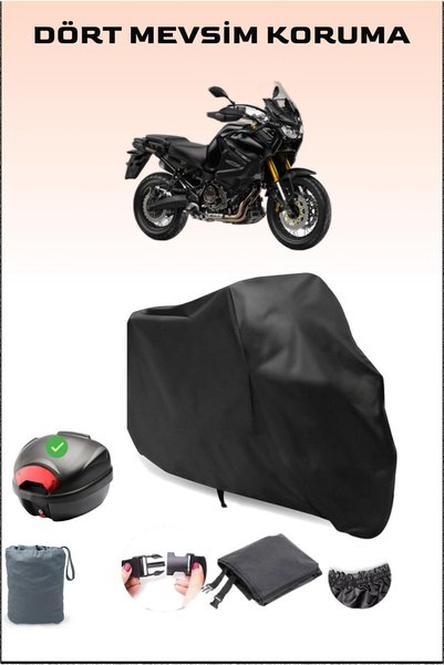 Breen حقيبة خلفية سوداء من Yamaha Xt 1200z Super Tenere متوافقة مع القماش الم...