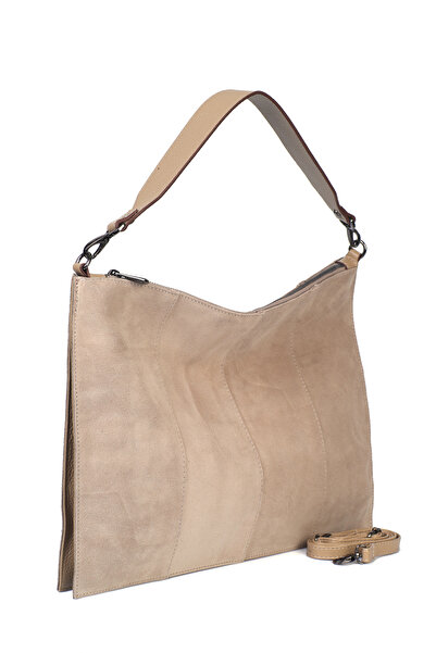 Ysmn Τσάντα ώμου από γνήσιο δέρμα σουέτ YC012058HSD