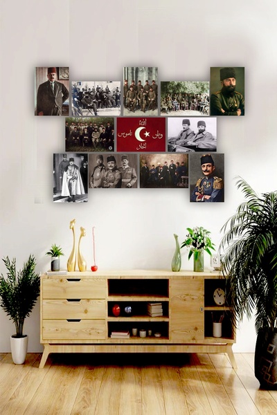fabriflow exclusive İttihat ve Terakki Resimleri Çerçeve Görünümlü Mdf tablo ...