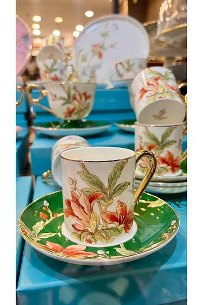ROY KING Royking Federica 6-Piece Coffee Cup