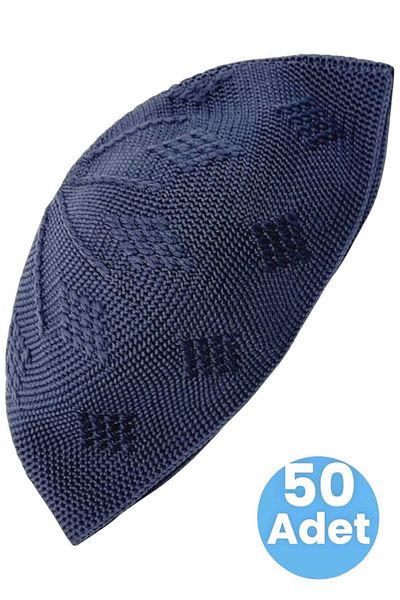 Uniquetrenders Плетена плетена шапка с шарки от 50-те години на миналия век, качествена молитвена шапка