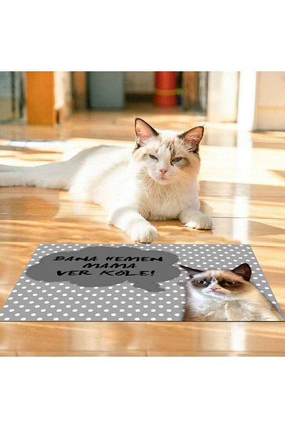 Egebella Multi-Purpose Non-Slip Mat - Food Placemat, Cat Dog