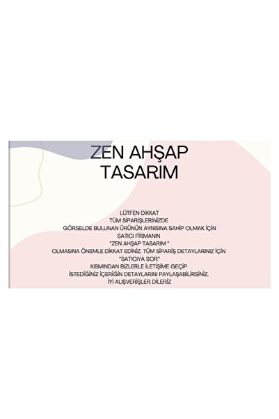 Zen Ahşap Tasarım Pileksi Bebek Odası Kapı Süsü