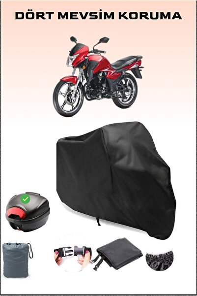 Breen Black Kanuni S125T Rear Bag Compatible Motorcycle Tarpaulin Waterproof ...