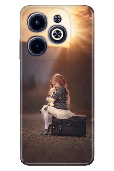 Cekuonline حافظة Infinix Hot 40 Pro بغطاء سيليكون مطبوع عليه شخصية الأطفال ال...