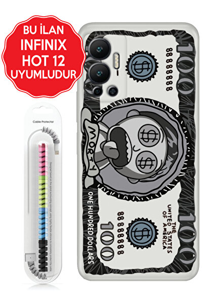 Cekuonline Infinix Hot 8 9 10 11S 12 20 30i 40 40i Pro Play Kılıf Baskılı Ren...