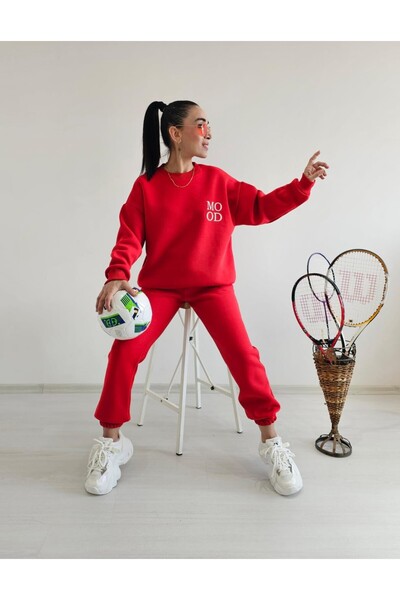 Altı Üstü Butik New Mood Baskı Eşofman Takımı