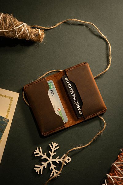 minimal X design Taba Crazy Minimalist X Fold Card Holder - Stylish and Sturdy Handmade