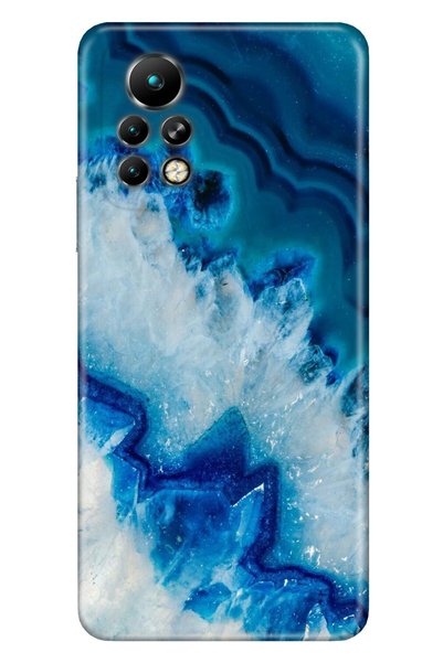 Cekuonline جراب Infinix Note 11 Pro مصنوع من السيليكون بنمط موديرنا باللون ال...