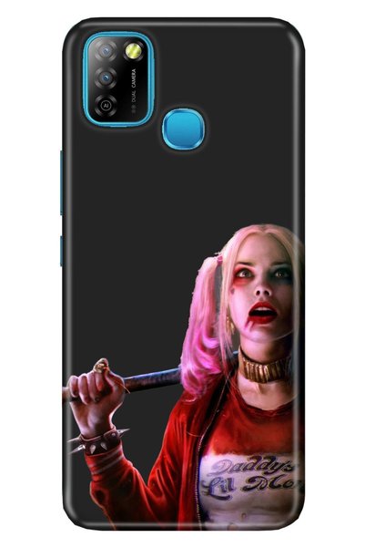 Cekuonline حافظة سيليكون متوافقة مع هاتف Infinix Smart 5 مع صورة منقوشة - كوي...