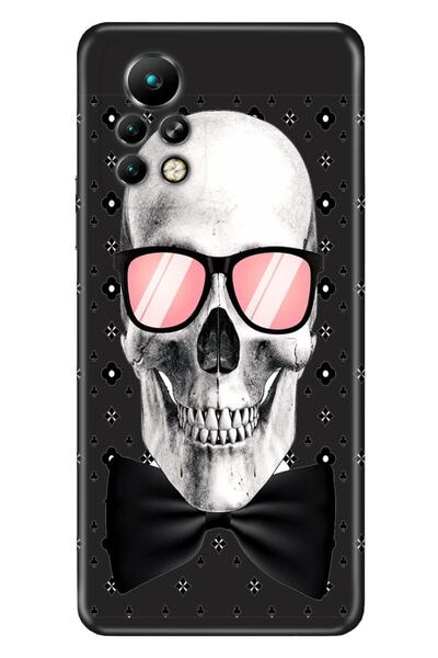 Cekuonline Fashion Skeleton with Infinix Note 11 Pro Case Silicone Moderna Pa...
