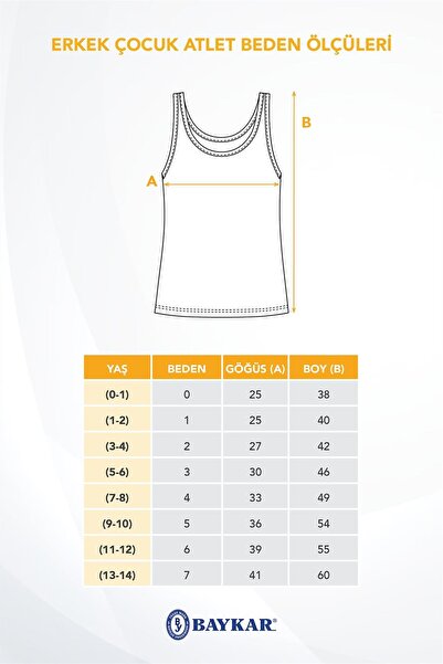 BAYKAR Tricot de corp cu guler oval Lycra alb pentru baieti - pachet de 3