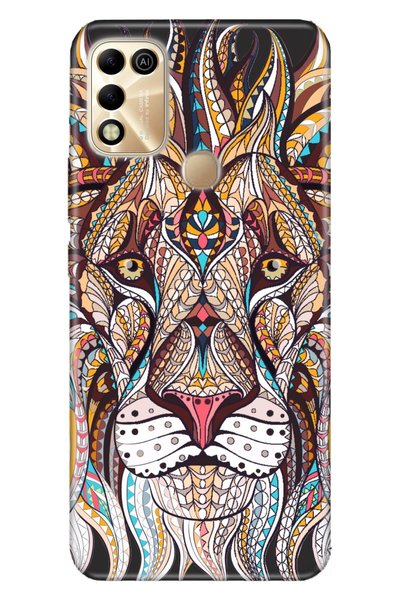 Cekuonline Infinix Hot 11 Play Case Silicone Moderna Illustrated Patterned Li...