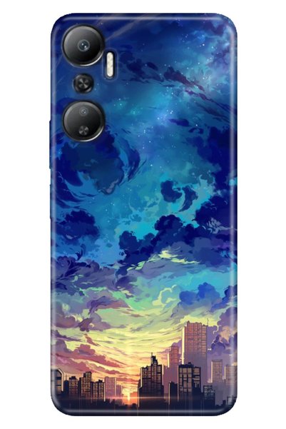 Cekuonline Infinix Hot 20 Case with Camera Protection Silicone Picture Uv Cov...