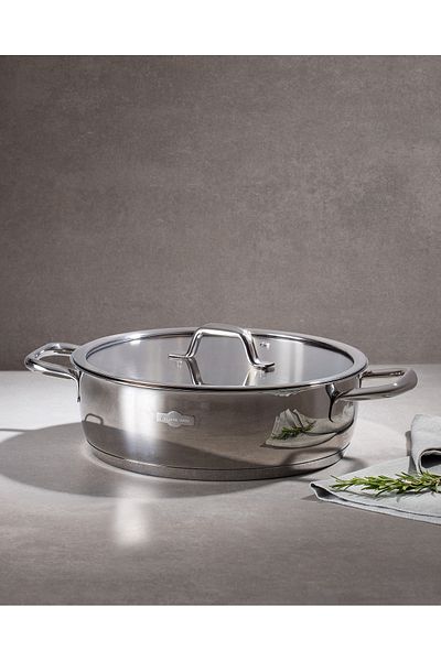Madame Coco Nova Short Pot - Steel - 26 cm