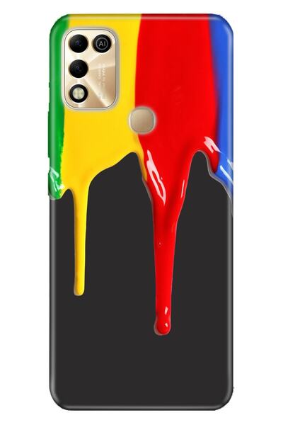 Cekuonline Infinix Hot 11 Play Case Silicone Moderna Illustrated Patterned Fl...