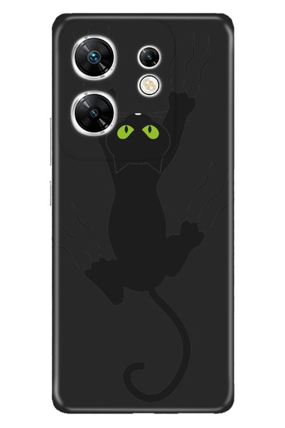 Cekuonline جراب Infinix Zero 30 4G مصنوع من السيليكون النانوي المطبوع