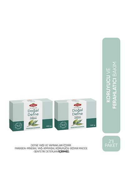Otacı Advantageous 2-pack Natural Laurel Soap 100g