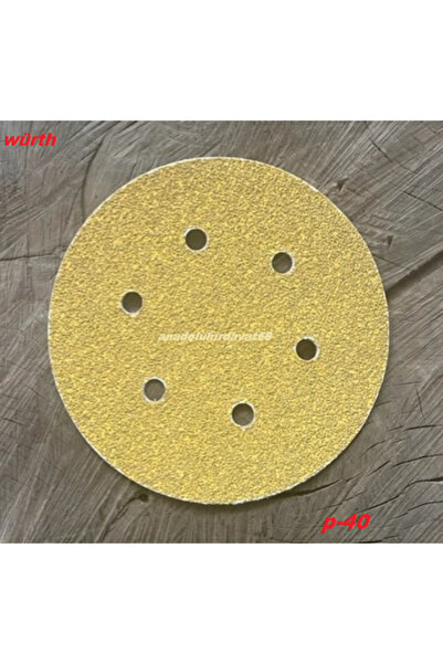 Würth WÜRTH SAHARA 150MM YAPIŞKANLI ZIMPARA ARAÇ KURU ZIMPARA KAĞIDI 5 ADET