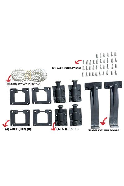 EMİRDAĞ ALÜMİNYUM CAM BALKON Cam Balkon Yedek Parça Kilit Seti (1 TAKIM).