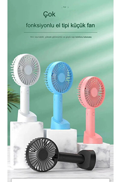 MASLİNG Sessiz Taşınabilir Mini Fan Usb Şarjlı Pervaneli Soğutucu Küçük El Vantilatörü Fan El fanı MAS-18