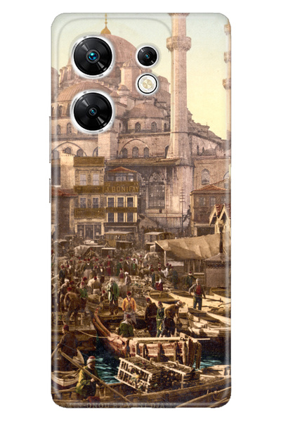 Cekuonline جراب Infinix Zero 30 4G مصنوع من السيليكون النانوي المطبوع بالصور