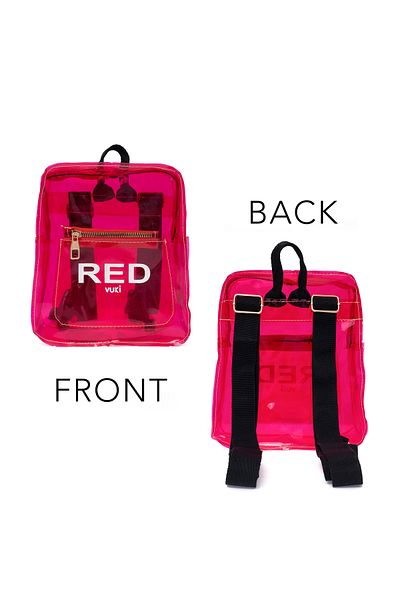 VUKİ Colorful Transparent Mini Backpack