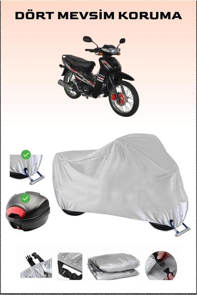 Breen Yu-Ki Yk100-7 Gray Motorcycle Tarpaulin - Back Bag and Lock Compatible ...