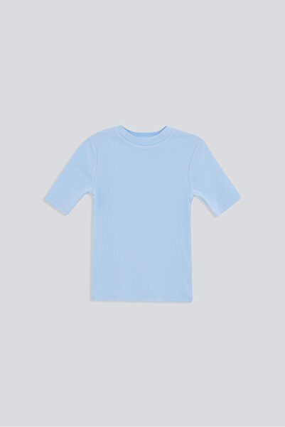 BABOKAH (DJEVOJČICA) Majica za devojčice od Visoka kragna do Rebrasta pleteni...