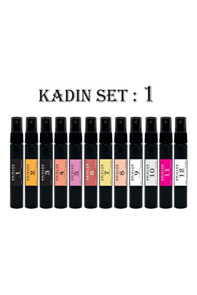 Krigler Set 1 / 12 Adet 30 ml Kadın Parfüm