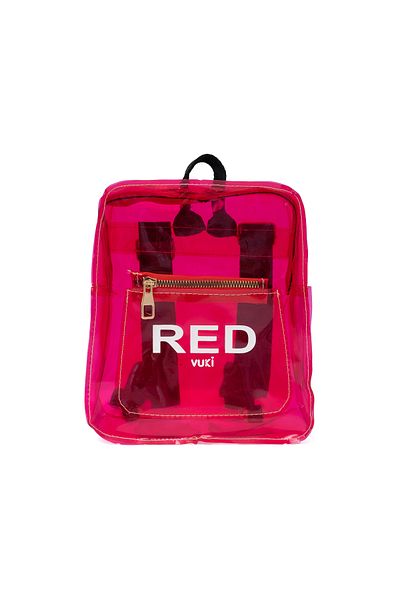 VUKİ Colorful Transparent Mini Backpack
