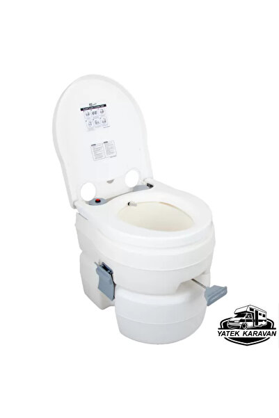 100 NUMARA Portatif Tuvalet ( Beyaz ) Taharet Musluklu Tekne Yatek Karavan