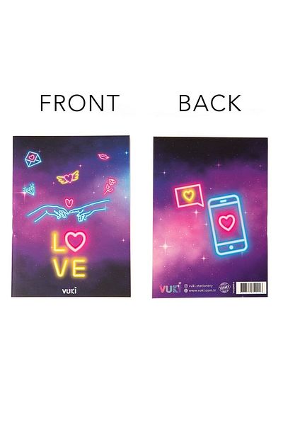 VUKİ Bloc de note mic (neon)