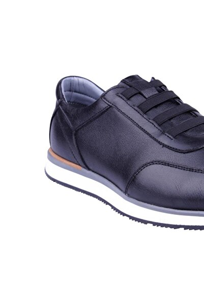 DETECTOR Genuine Leather Orthopedic Ultra Comfortable Flexible Rubber Laced Men's Casual Stylish Shoes
