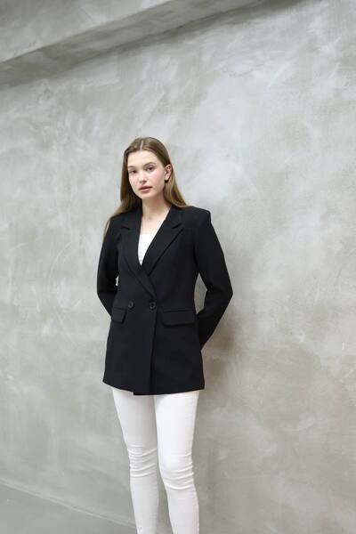 SUXİRCNHTMTS Zarif Siluet Tek Düğmeli Ceket