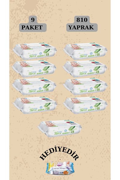 Baby Turco Softcare Aloe Vera Wet Baby Towel 9X90 Sheets