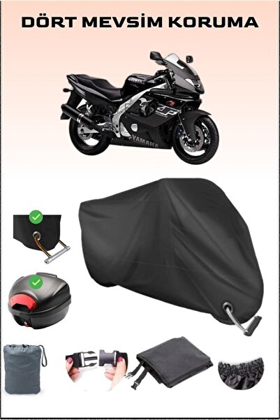 Breen حقيبة خلفية وقفل أسود لدراجة Yamaha Yzf 600 R Thundercat المتوافقة مع ا...